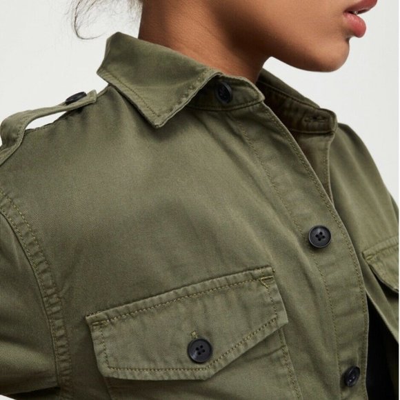 Current/Elliott Mele Coverall Jumpsuit in Agave size S NWT - Picture 7 of 14